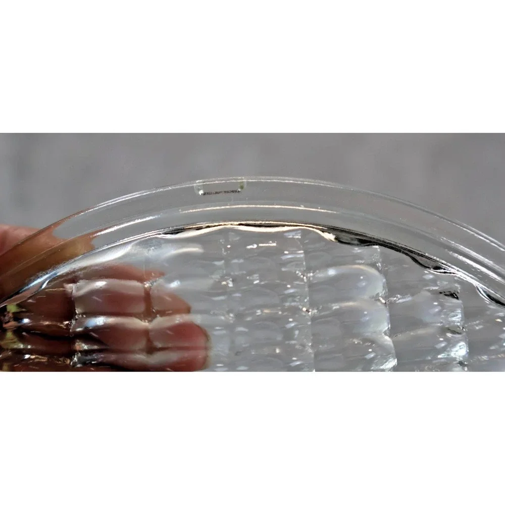 Vintage Industrial Prismatic Glass Lens Fresnel Light Cover 7